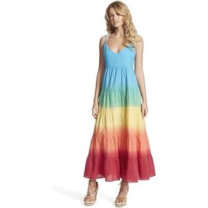NWT Jessica Simpson Women's Herbs Tiered Ombre Maxi Dress.